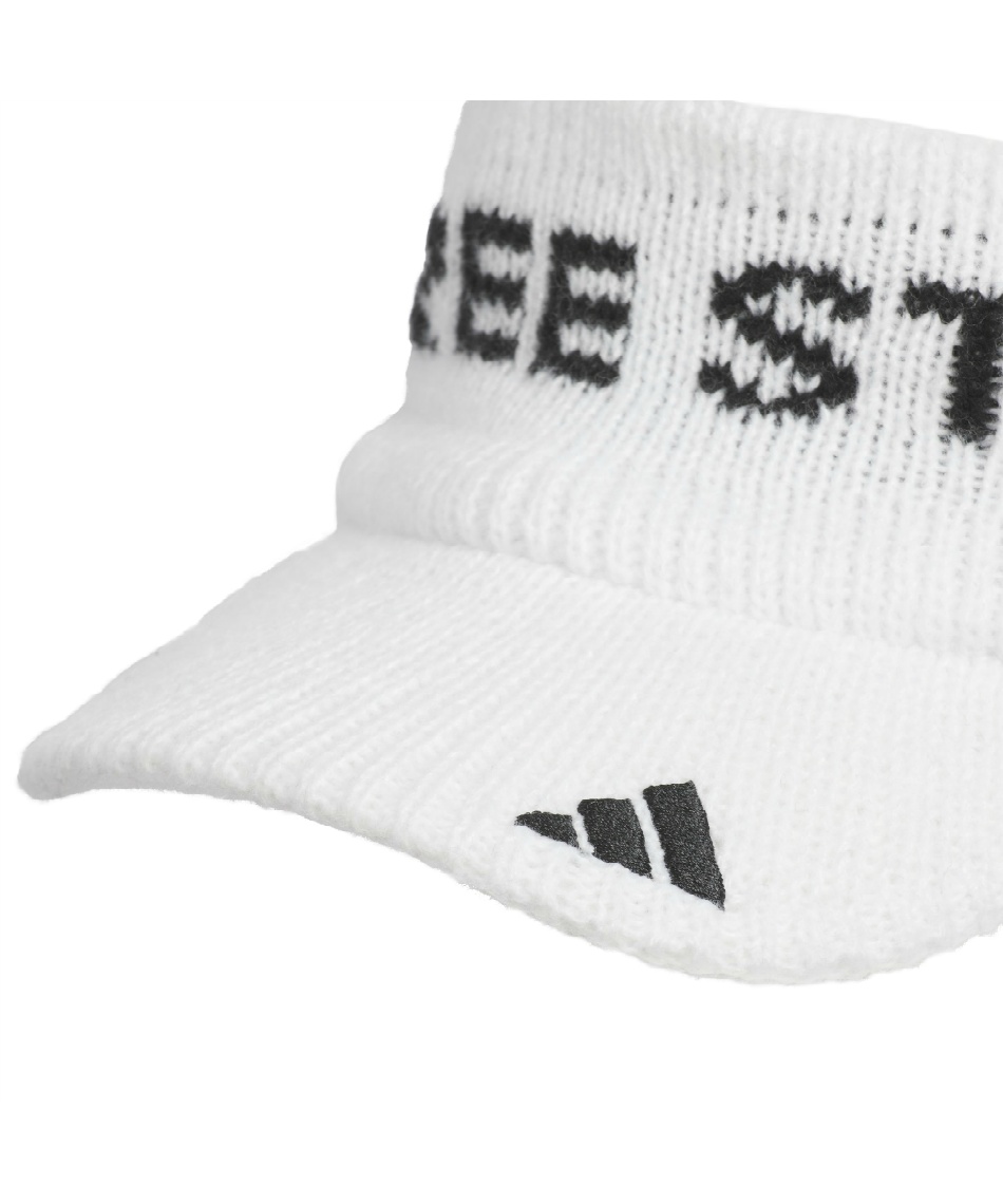 アディダス(adidas) ゴルフ サンバイザー スリーストライプス ニット