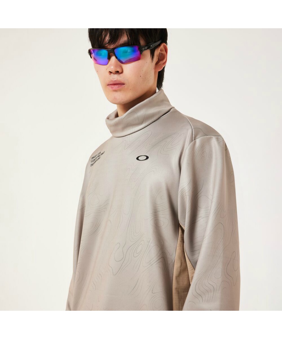 △ オークリー(OAKLEY) ゴルフウェア 長袖シャツ タートルネック長袖SH