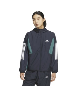 獲得ポイント72pt 6% OFF/SALE 【送料無料】アディダス(adidas) ウインドブレーカー ジャケット TEAM 3S ウーブンジャケット KA0933 NCX84 レディース NV/GR O