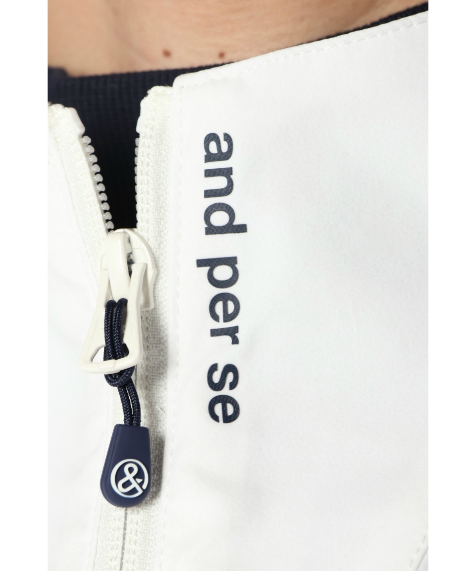 アンパスィ(and per se) ゴルフウェア ブルゾン マルチウェザーハーフ