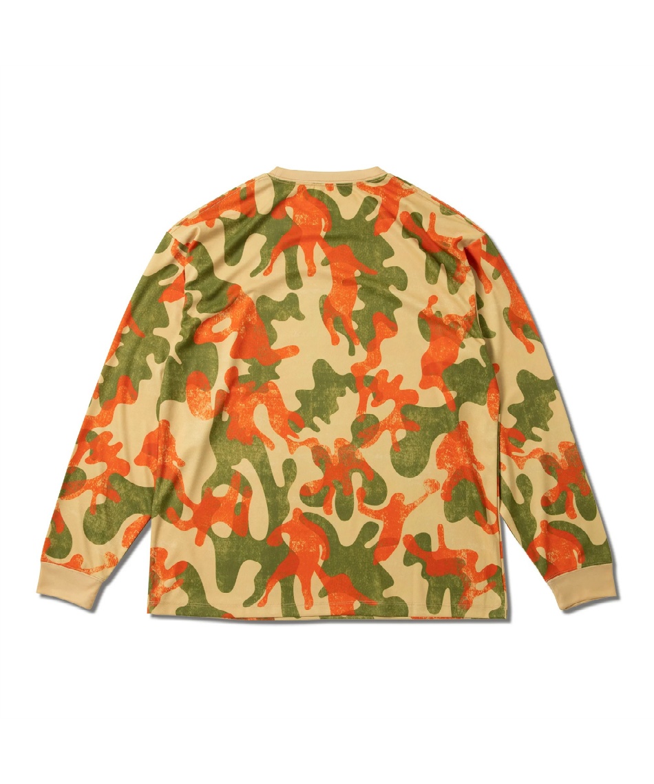 アクター(AKTR) バスケットボール 長袖シャツ PLAY CAMO LOOSE FIT L/S