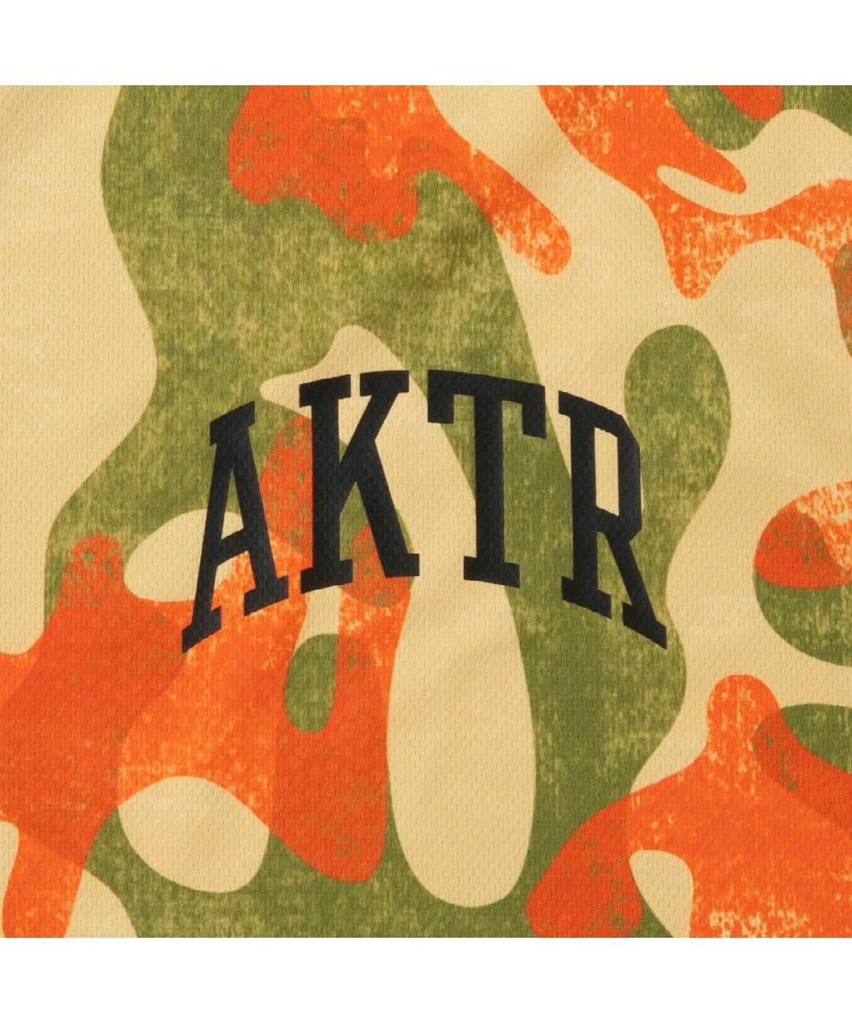 アクター(AKTR) バスケットボール 長袖シャツ PLAY CAMO LOOSE FIT L/S