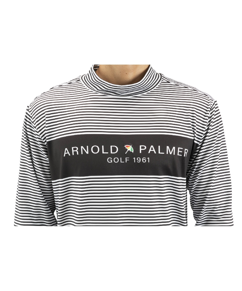 アーノルドパーマー(arnold palmer) ゴルフウェア 長袖シャツ ボーダー