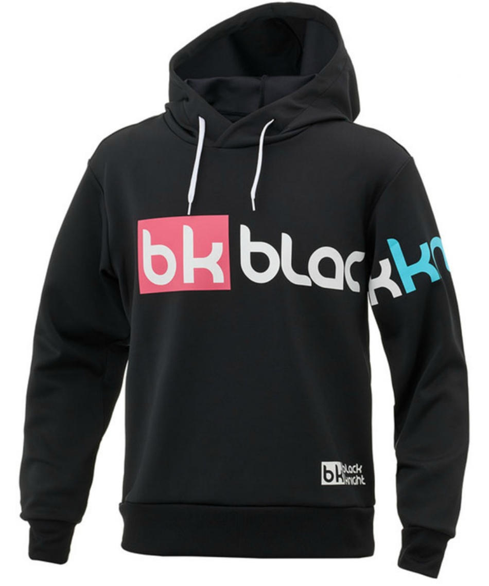 black knight フリースパーカー ブラックナイトUNI ブラック ナイト(Black knight) バドミントンウェア スウェット
