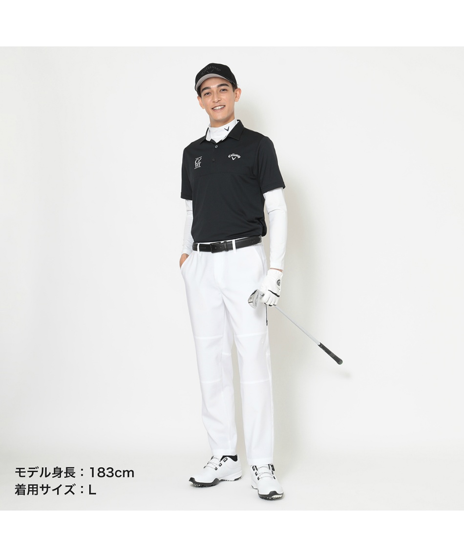 Callaway ゴルフメンズシャツ LL ホワイト/ネイビー Callaway（キャロウェイ） キャロウェイ（CALLAWAY）（メンズ）ゴルフ