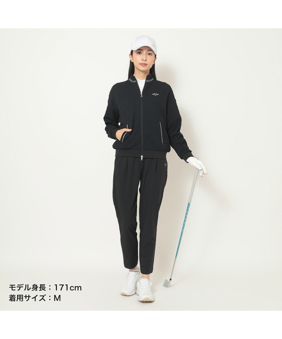 △ キャロウェイ(Callaway) ゴルフウェア ブルゾン フラワージャカード