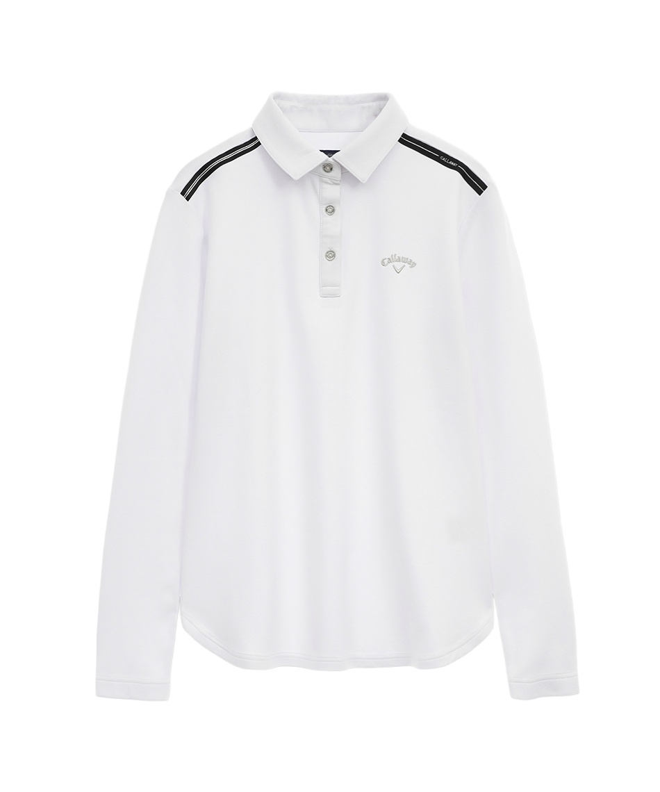 ゴルフウェア ポロシャツ 長袖 ダブルニット長袖シャツ C25233204