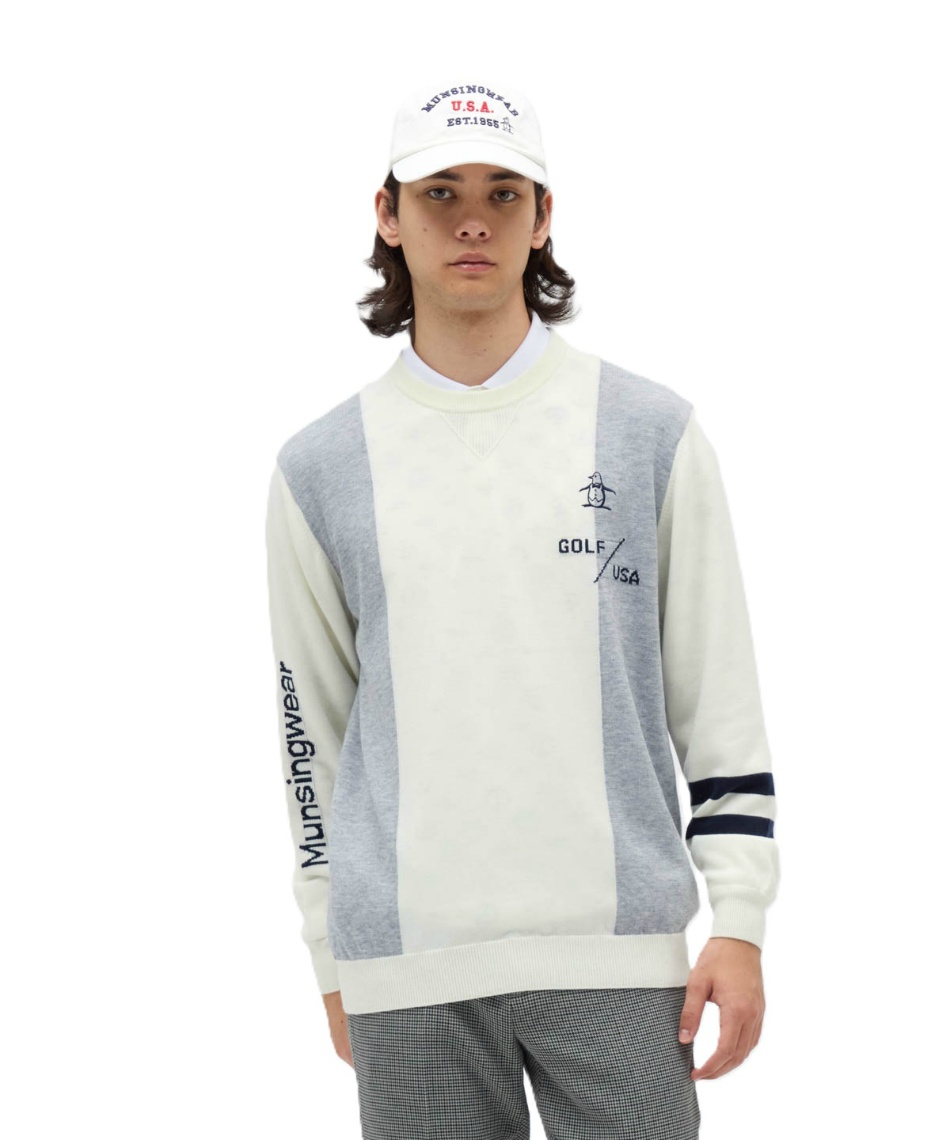 l|Cg200pt yz}VO(Munsingwear) StEFA Z[^[ SC^[VN[lbNZ[^[ MG5FST80M y2025NH~fz Y WH00 M