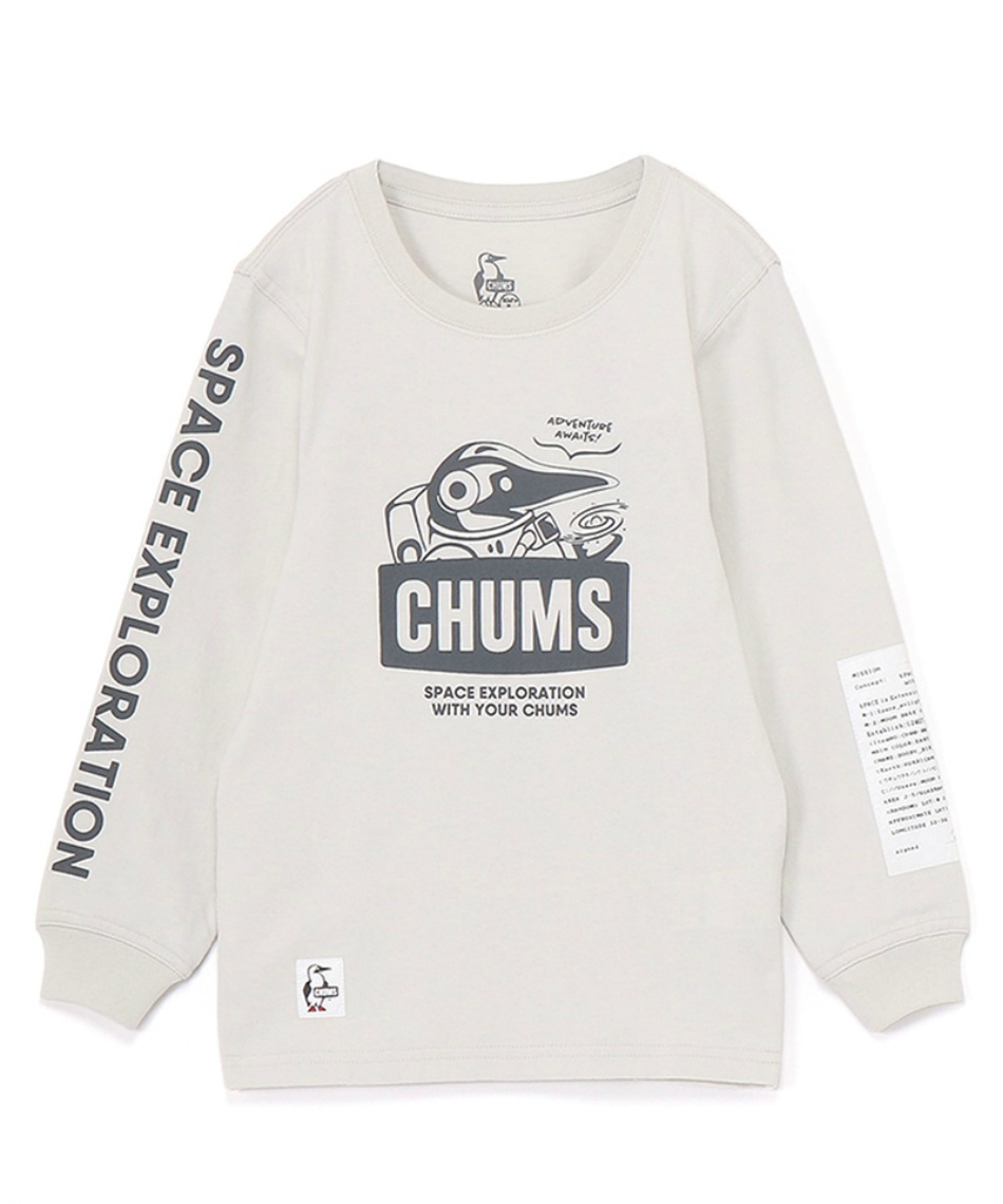 チャムス(CHUMS) Tシャツ 長袖 キッズスペースブービーブラッシュド