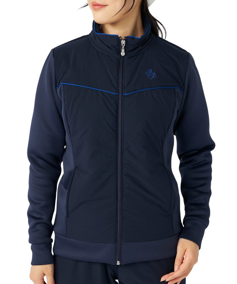 獲得ポイント110pt 【送料無料】マリクレール(marie claire) ゴルフウェア ブルゾン ハイブリッドブルゾン 735-253 【ご自宅配送限定】‥ レディース NV M