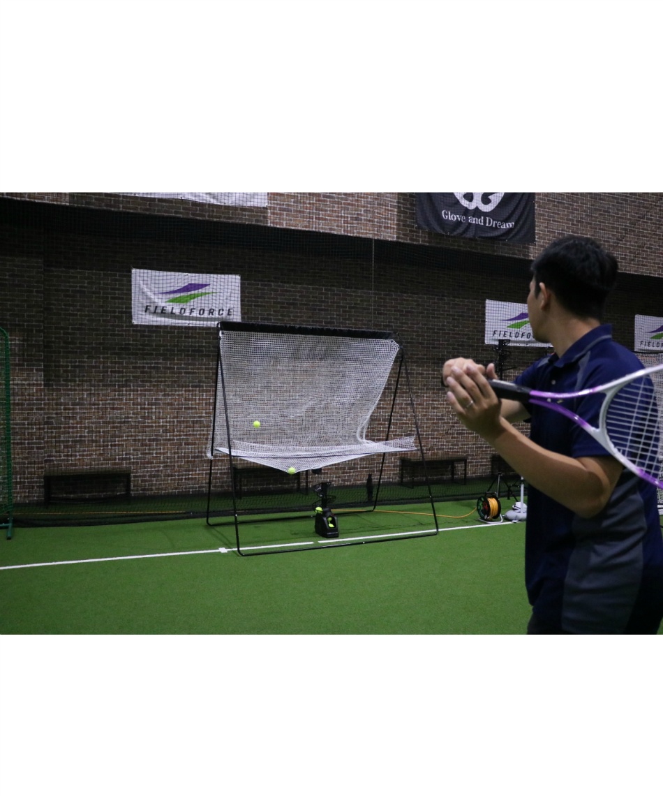 フィールドフォース(FIELDFORCE) テニス 練習器具 トスマシン+ネット