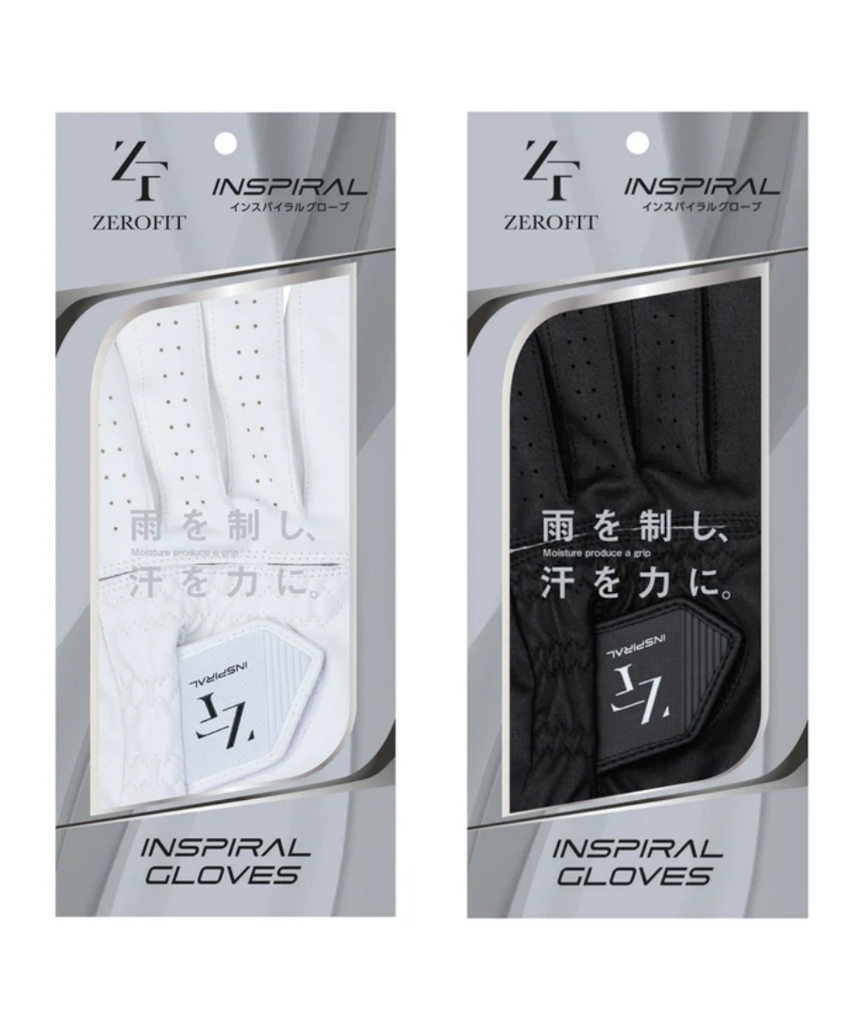 ゴルフ 右手用グローブ ZEROFIT INSPIRAL GLOVES ZF インスパイラル