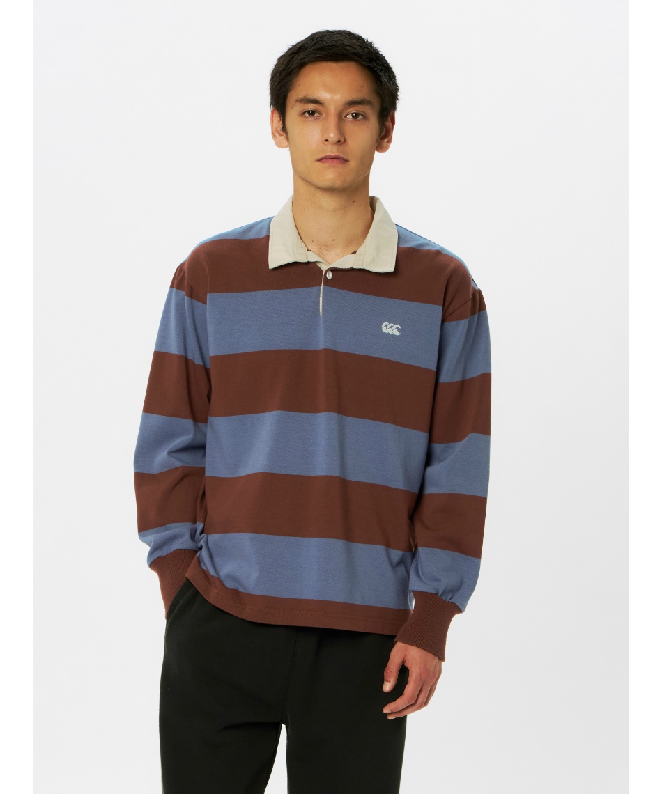 カンタベリー(CANTERBURY) ポロシャツ 長袖 ロングスリーブ4インチ