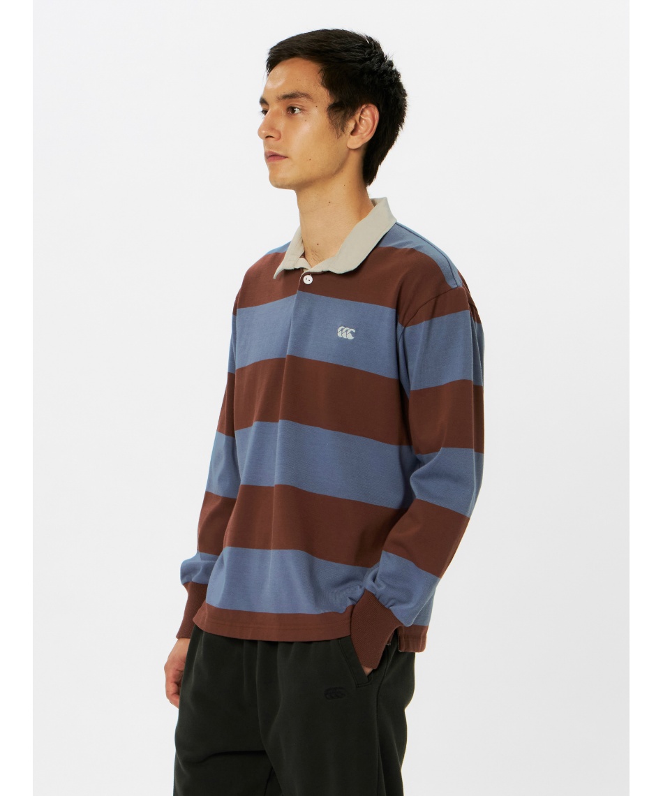 カンタベリー(CANTERBURY) ポロシャツ 長袖 ロングスリーブ4インチ