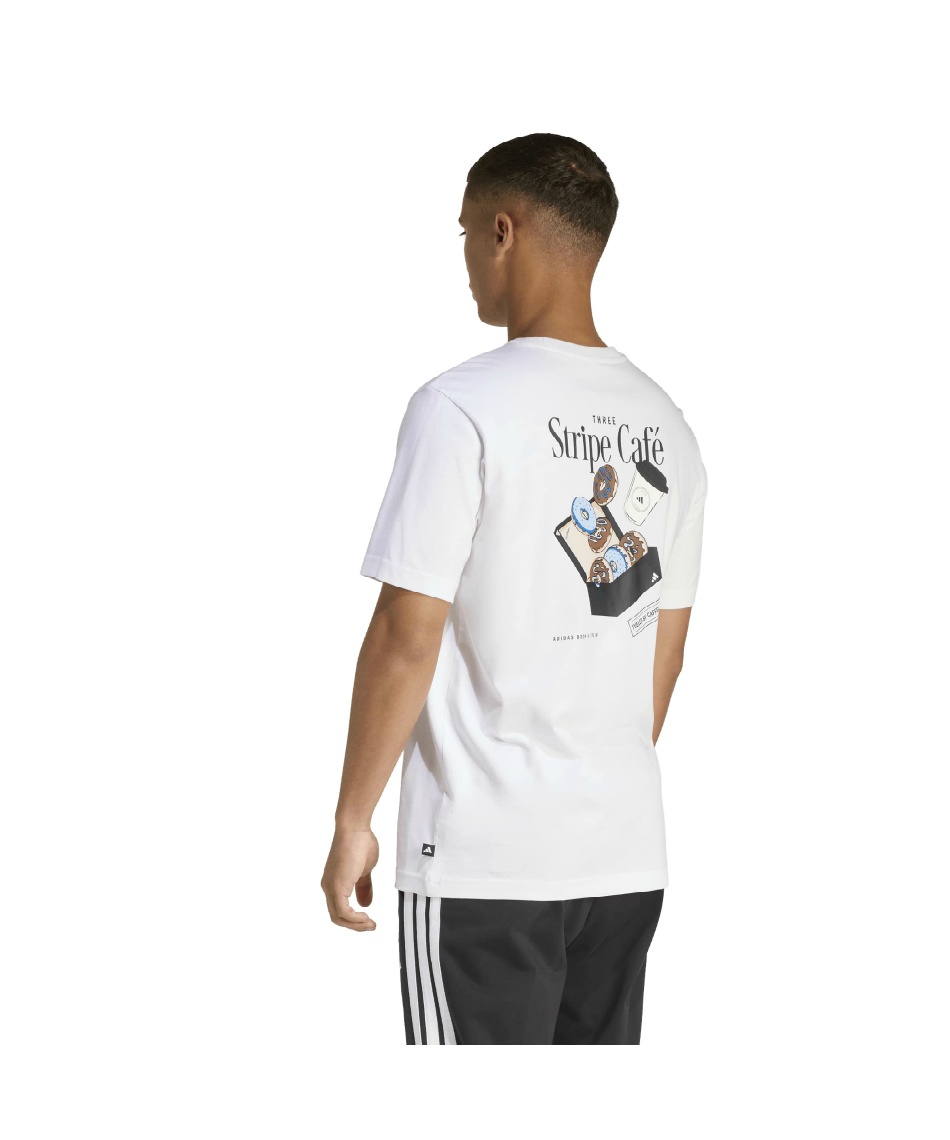 Tシャツ 半袖 コーヒー カフェ ドーナッツ ボックス グラフィックT