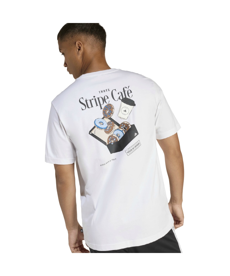 Tシャツ 半袖 コーヒー カフェ ドーナッツ ボックス グラフィックT
