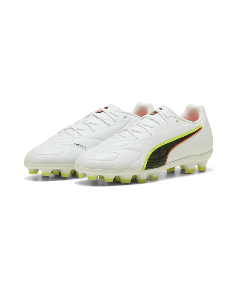 【超美品】Puma KING サッカーシューズ サッカースパイク キング 20 マッチ HG/AG+MID JR 108489 01