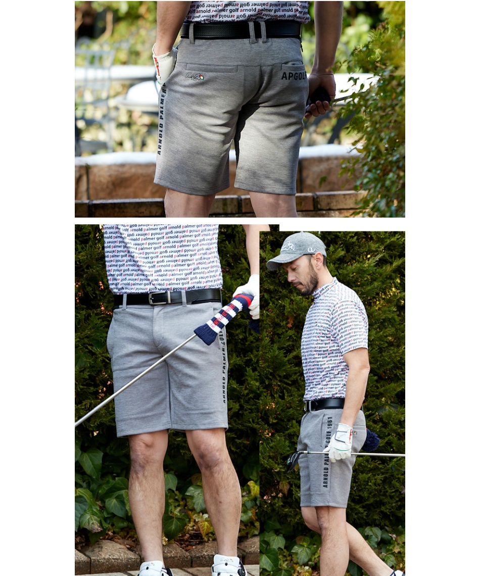 ゴルフウェア ショートパンツ ダンボールニットショートパンツ