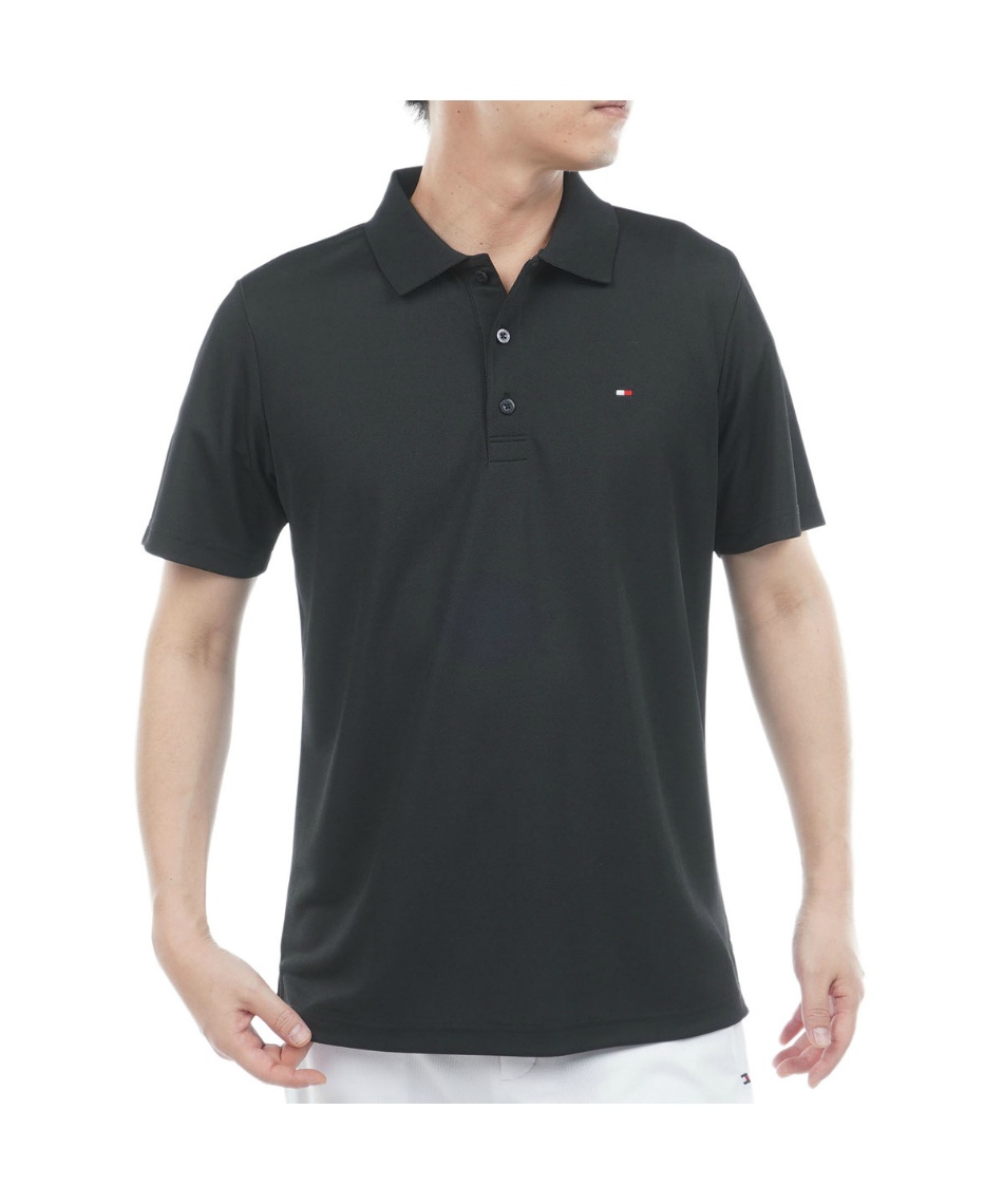 �l���|�C���g105pt �y���������z�g�~�[�q���t�B�K�[�S���t(TOMMY HILFIGER GOLF) �S���t�E�F�A �|���V���c ���� �x�[�V�b�N�t���b�O �|���V���c THMA616 �y2026�N�t�ă��f���z �����Y 10BLK L