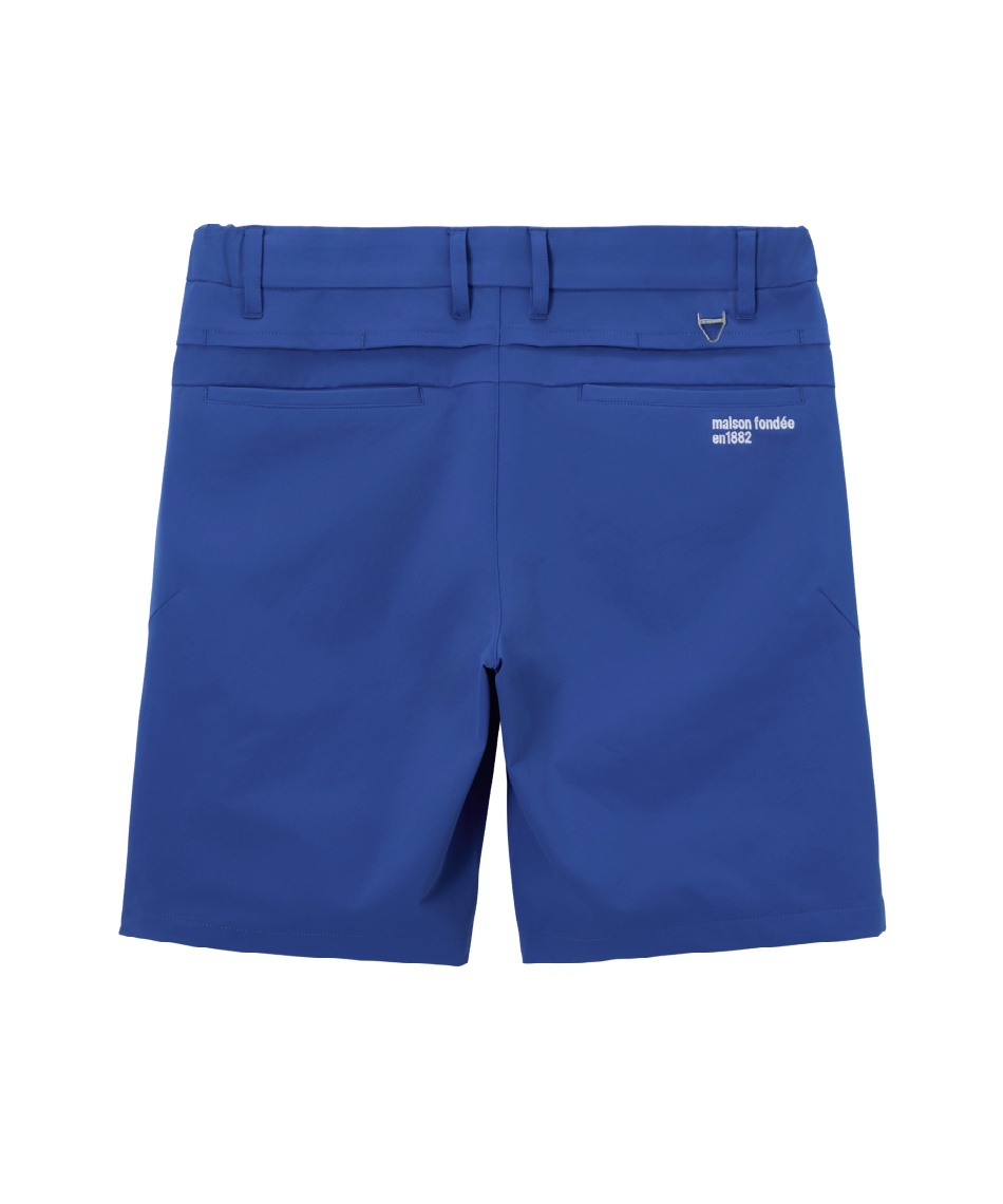 ルコック Lサイズ　サッカー素材　春夏　青　柄　レディースゴルフショートパンツ ルコックスポルティフ(le coq sportif) ゴルフウェア ショートパンツ