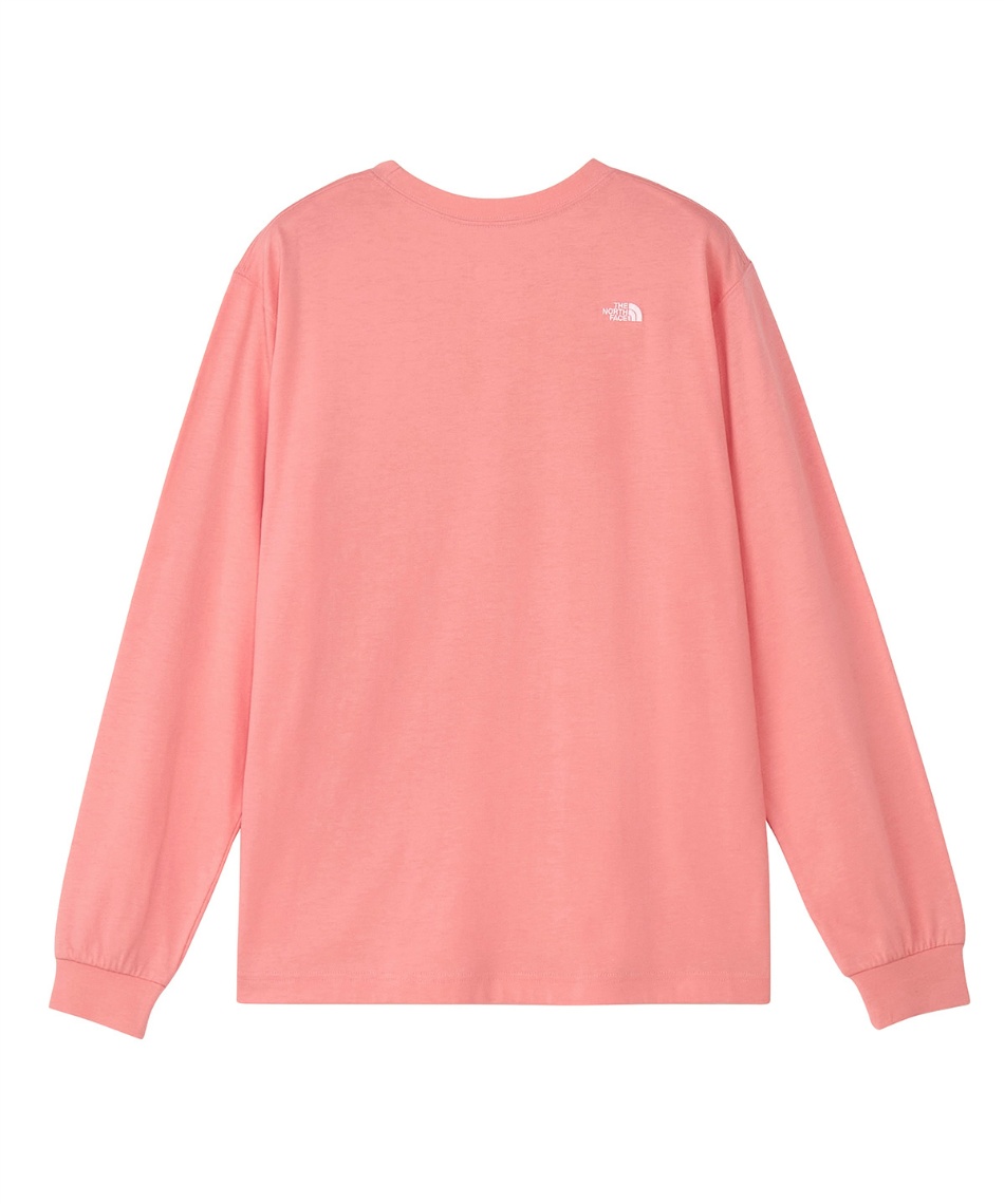 【完売品✨️】Drawer コットンクルーネックロングスリーブTシャツ ピンク ザ・ノース・フェイス(THE NORTH FACE) Tシャツ 長袖 ロングスリーブ