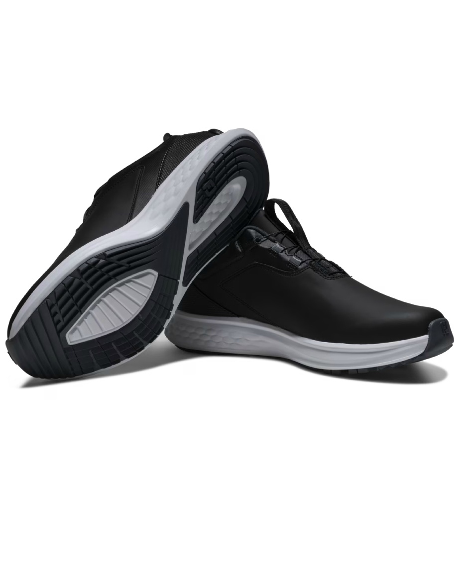 FootJoy ゴルフシューズ 黒　24.5 箱なし フットジョイ(FootJoy) ゴルフシューズ スパイクレス FJ パルス BOA