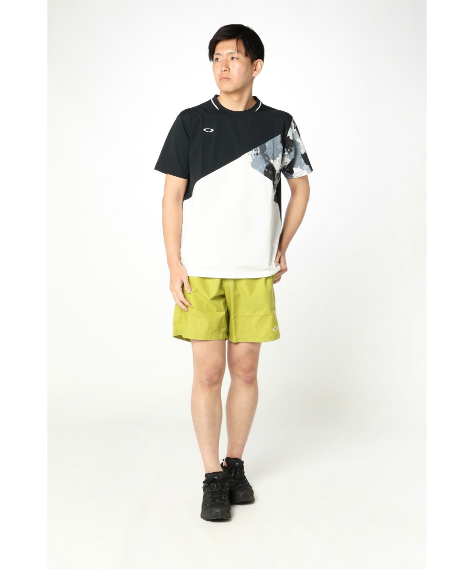 テニスウェア Tシャツ 半袖 スラントブロッキングTシャツ 13.0