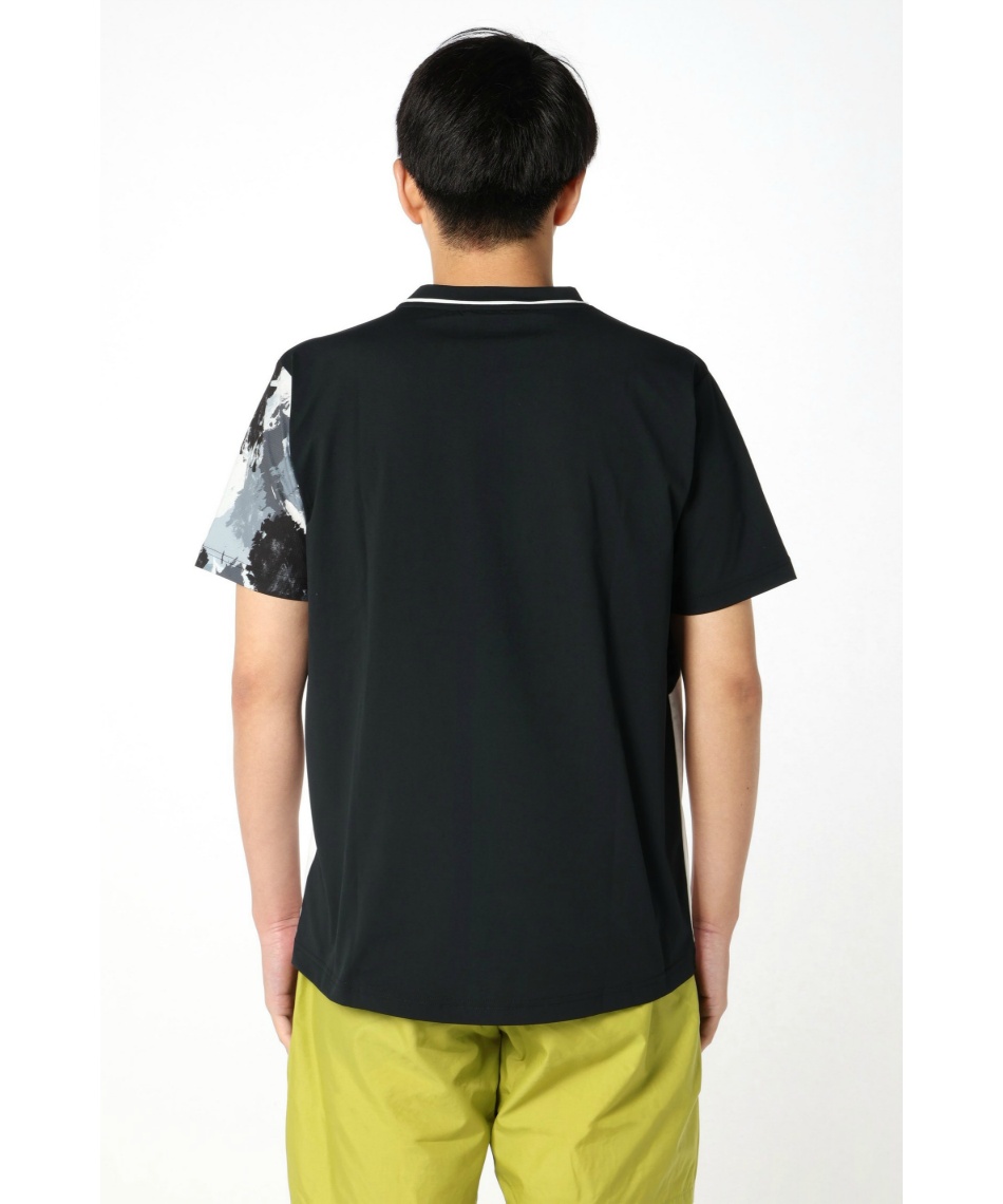テニスウェア Tシャツ 半袖 スラントブロッキングTシャツ 13.0