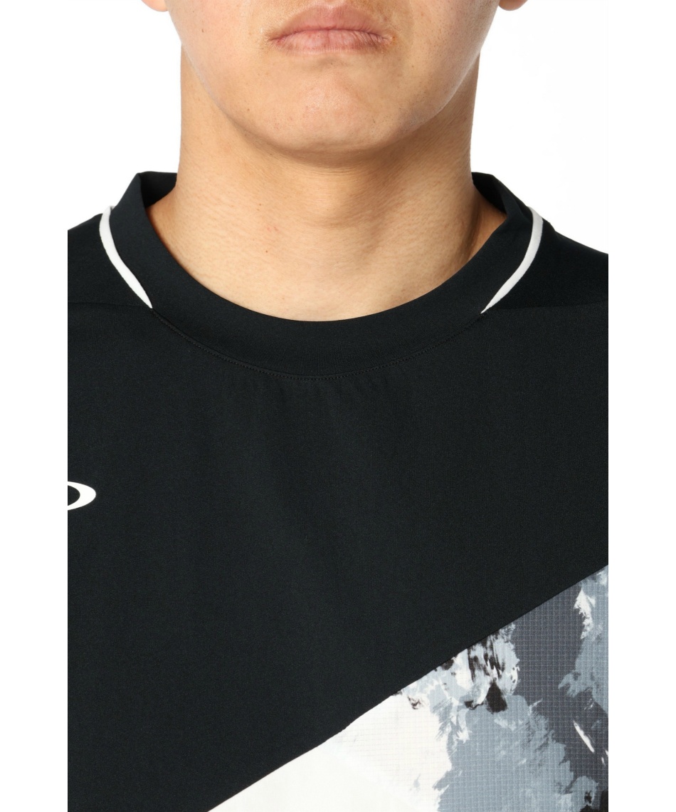 テニスウェア Tシャツ 半袖 スラントブロッキングTシャツ 13.0