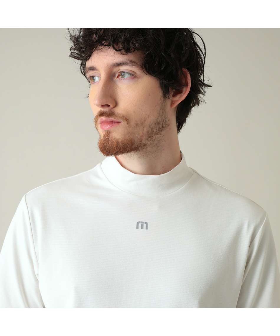 ゴルフウェア 半袖シャツ 半袖ロゴモックネックSH 7AN016 【2026年春夏