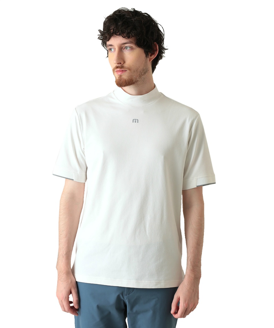 �l���|�C���g120pt �y���������z�g�����B�X�}�V���[(TravisMathew) �S���t�E�F�A �����V���c �������S���b�N�l�b�NSH 7AN016 �y2026�N�t�ă��f���z �����Y 1WHT M