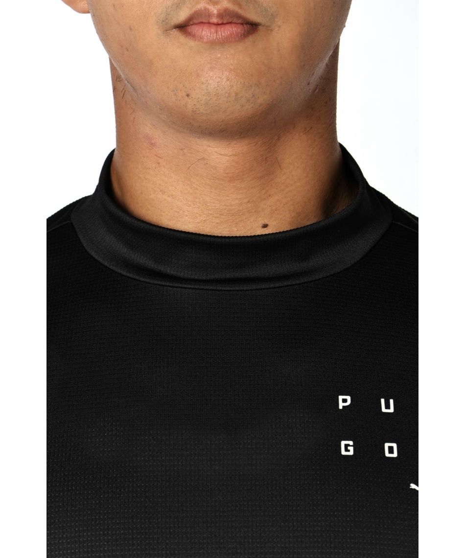 【新品タグ付】PUMA ゴルフ 上下セット モックネック ハーフパンツ 黒 XL 新品】PUMA ゴルフ 上下セット モックネック ハーフパンツ 黒 XL LL