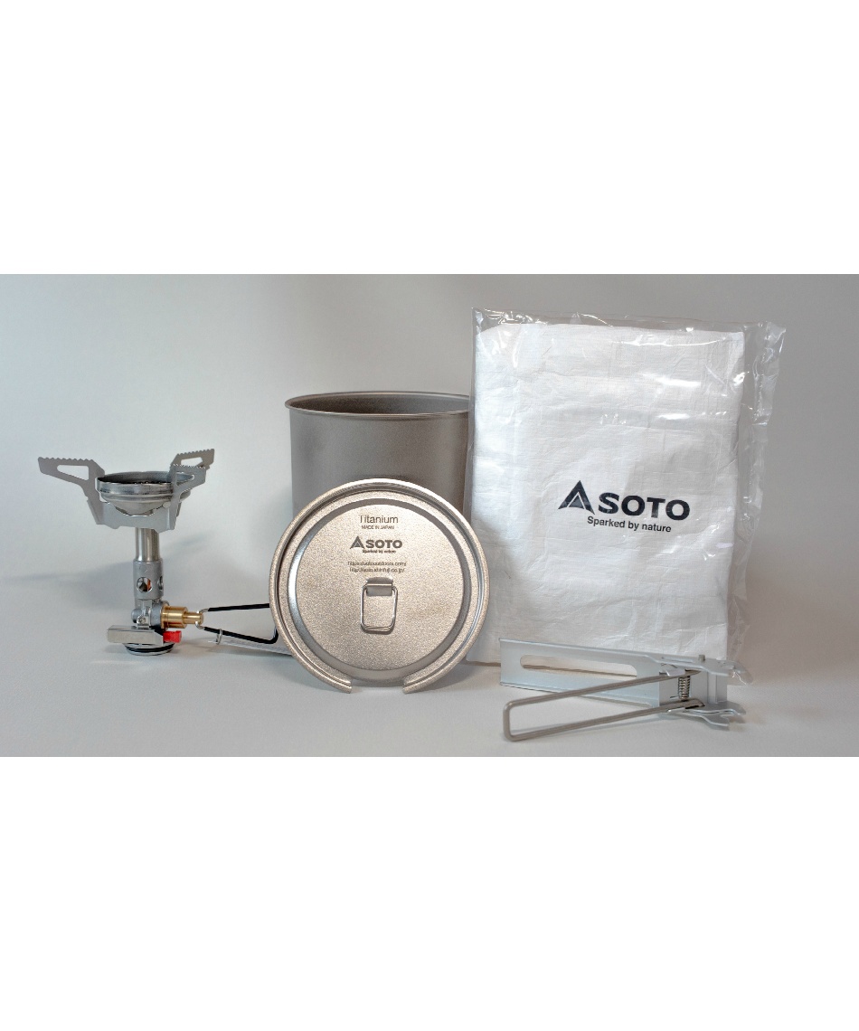 ソト(SOTO) 調理器具 鍋 限定ウインドマスター チタンポットセット SOD