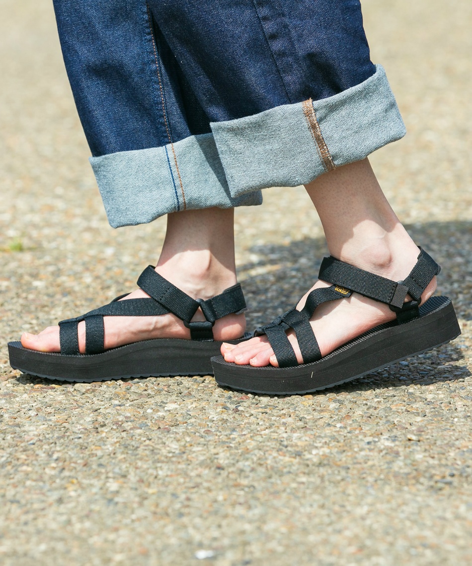 テバ(TEVA) ストラップサンダル ウィメンズ ミッドフォーム アリバカ 1106853-BLK