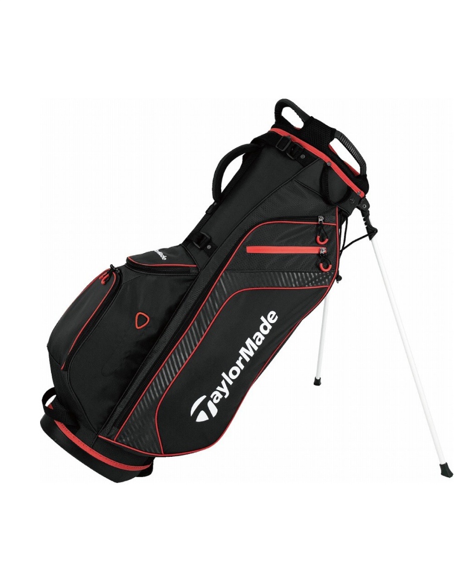 TaylorMade ゴルフバッグ スタンド付き ブラック/レッド Amazon.co.jp: TaylorMade Golf PRO スタンドバッグ ネイビー