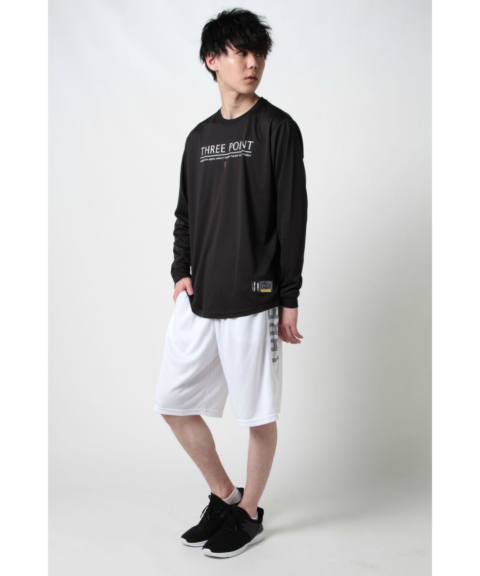 スリーポイント(ThreePoint) バスケットボール 長袖シャツ 背面