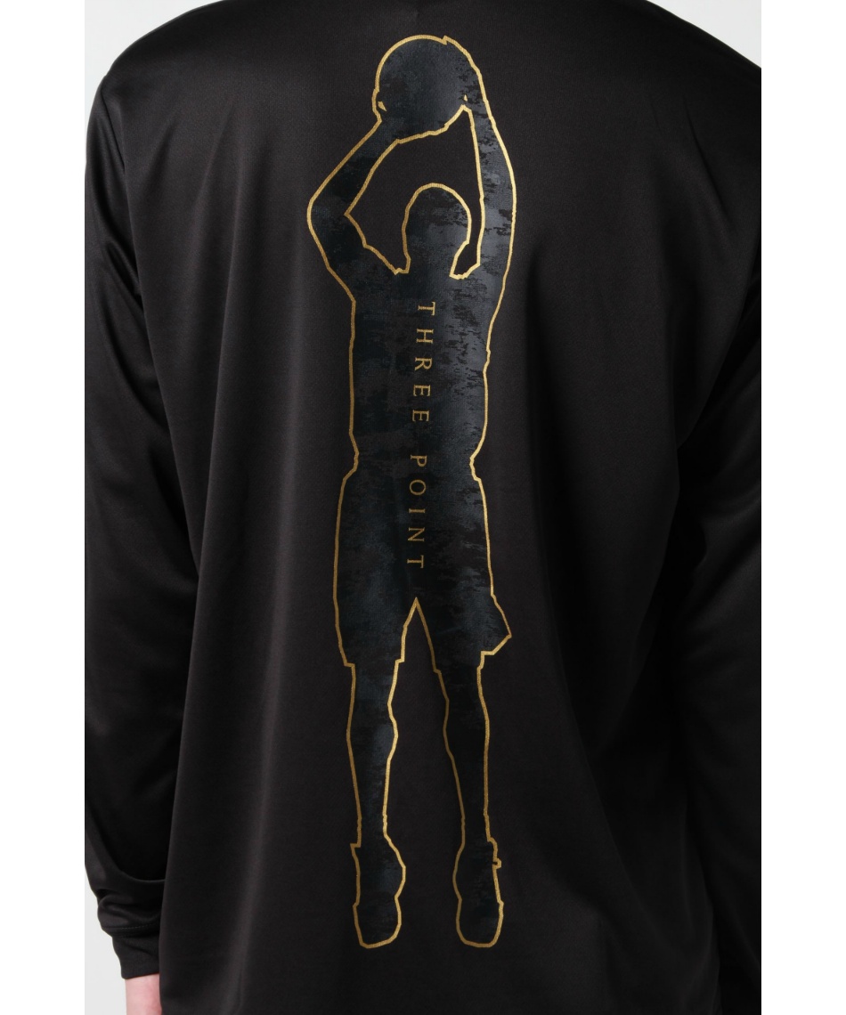 スリーポイント(ThreePoint) バスケットボール 長袖シャツ 背面