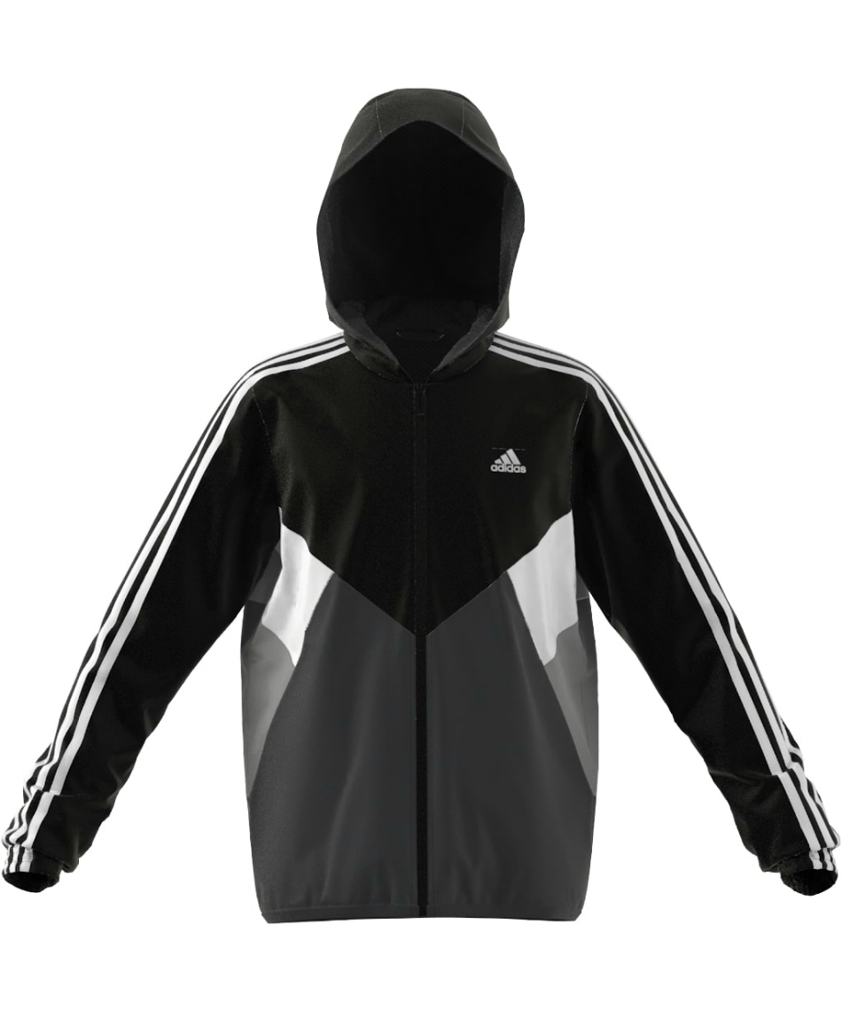 adidas 日本代表 ウィンドブレーカー 黒　３XＬサイズ adidas（アディダス）の「グラフィックス モノグラム ウインド