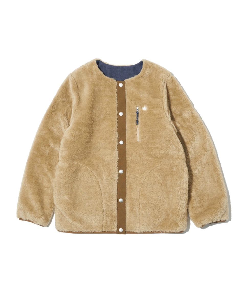 ロゴス(LOGOS) フリース ジャケット ヤヌスボアカーディガン