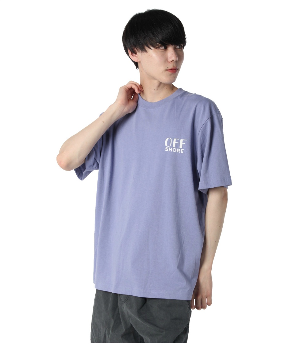 Tシャツ・カットソー YMC SS25 (P6YAA BLUE) Tシャツ メンズ トップス 半袖 山 柄 柄トップス 送料無料・(100