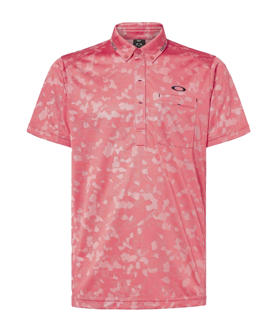   ゴルフシャツ LL ゴルフウェア 半袖シャツ OAKLEY DIGI MOSAIC JQ SHIRT FOA405152