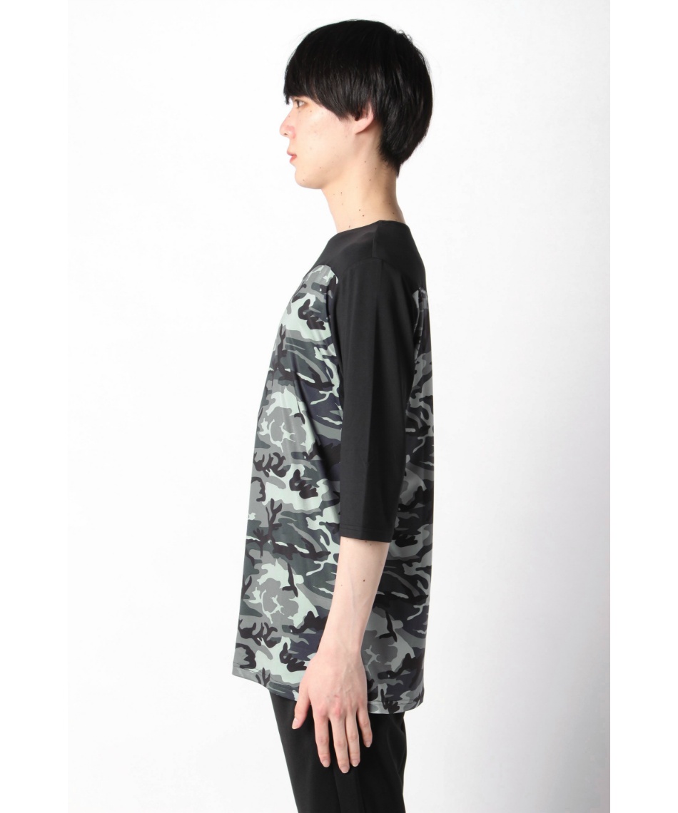 アクティブーム(ActiveM) 野球 アンダーシャツ 長袖 カモ柄七分袖