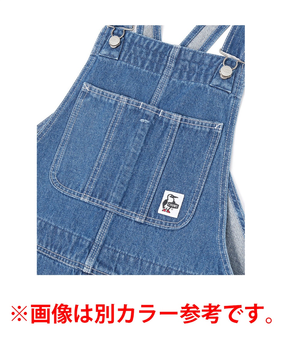 CHUMS デニムオーバーオール インディゴ　つなぎ　美品 チャムス(CHUMS) つなぎ オールオーバー ザ オーバーオール CH03