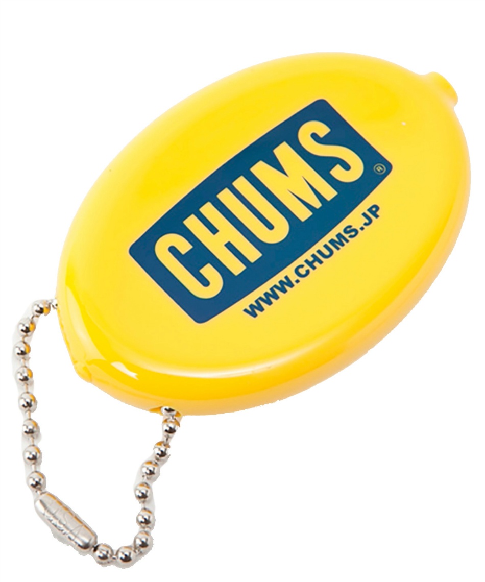 チャムス(CHUMS) コインケース Logo Quikoin with Ball Chain ロゴクイコインウィズボールチェーン CH61-1150  Yellow | スポーツ用品ならヒマラヤオンラインストア【公式】
