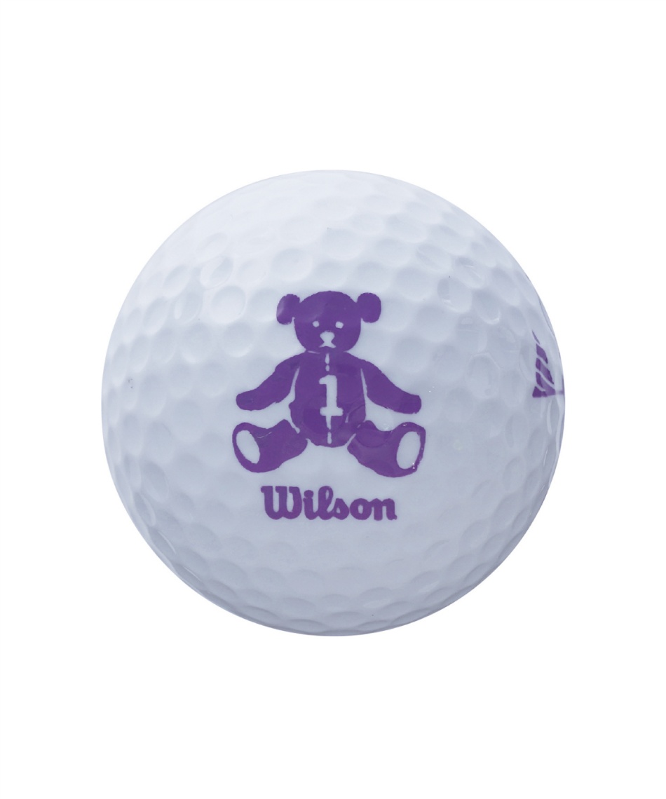 ティファニィー　1ダース同梱品 Wilson ピンクゴルフボール 4ダース ウィルソンベアー ベアボール(1ダース) ピンク BEAR4（ピンク