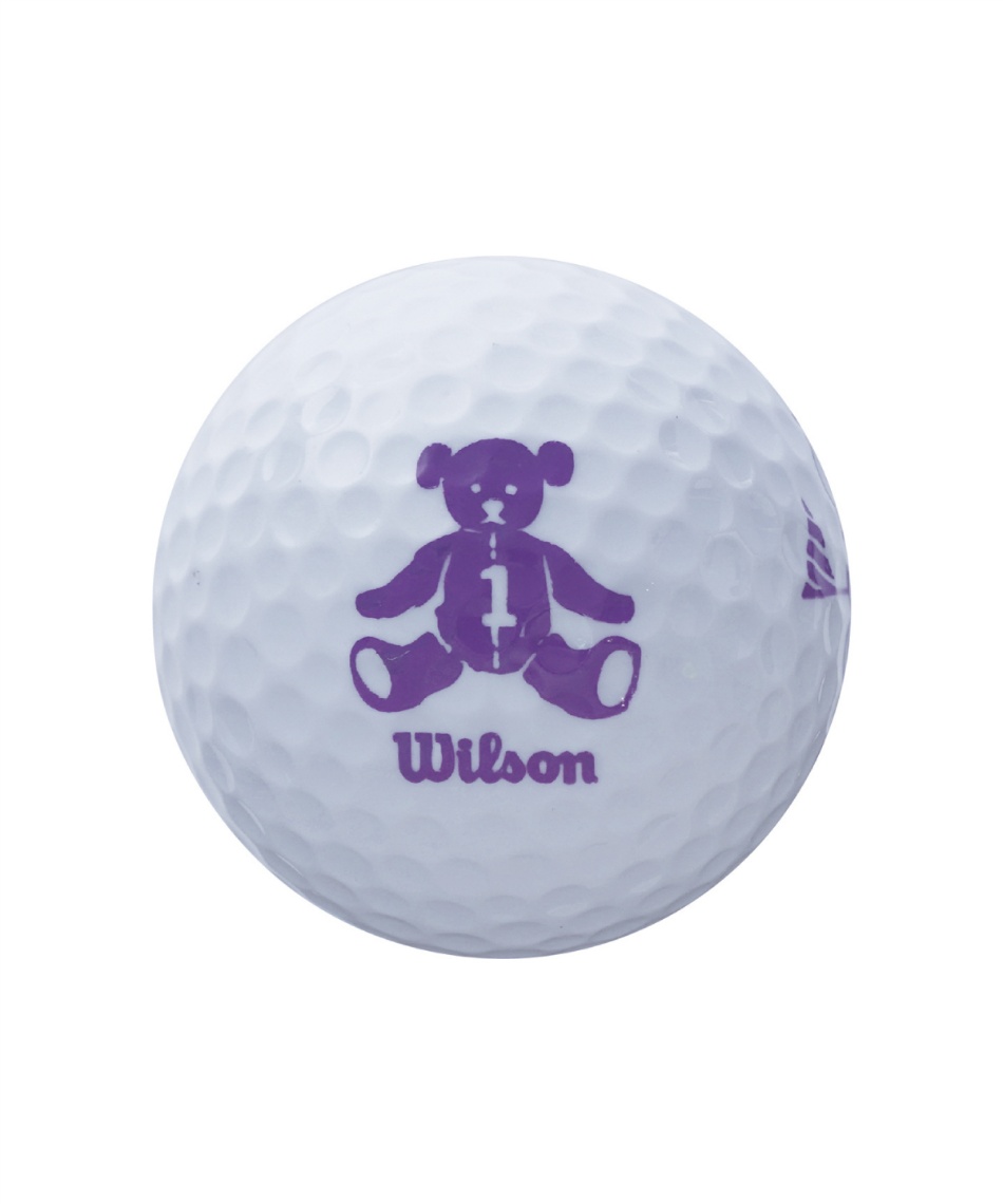 ウイルソン(Wilson) ゴルフボール BEAR4 8P 袋入りボール BEAR4 ネット8コイリ 【国内正規品】