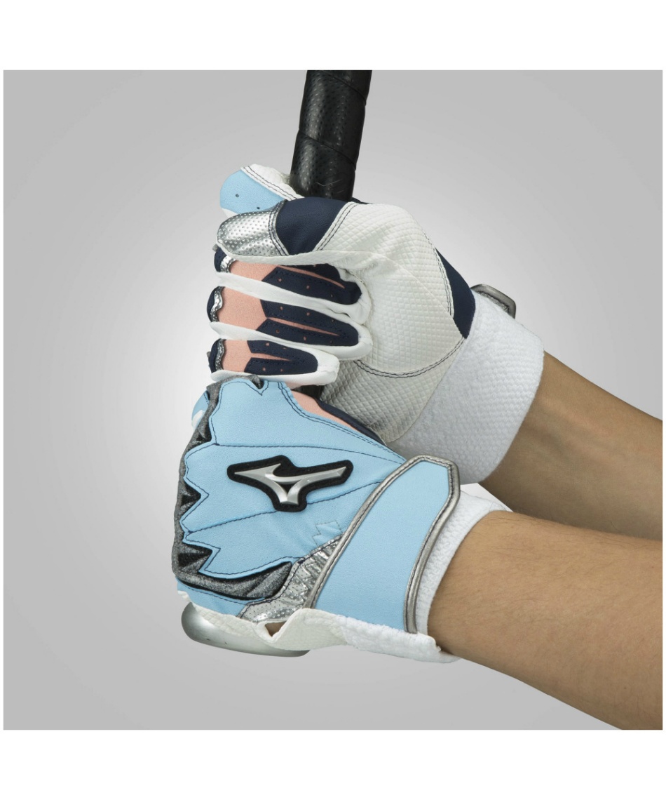 ミズノ(MIZUNO) 野球 バッティンググローブ 両手用 シリコン