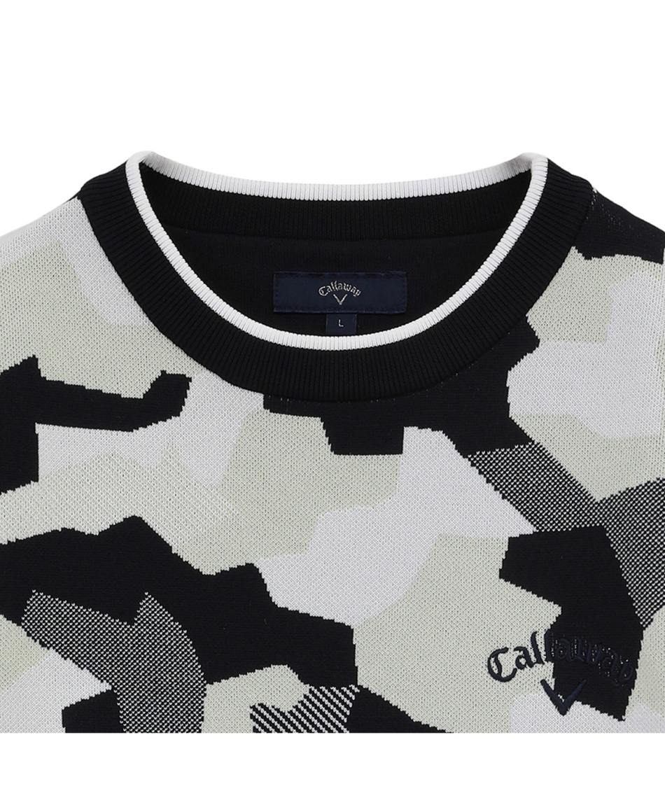ゴルフウェア セーター カモジャガードクルーネックニット C23218102