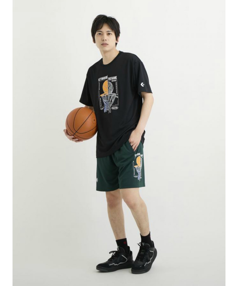 バスケットボールウェア 半袖シャツ プリントTシャツ CB241365