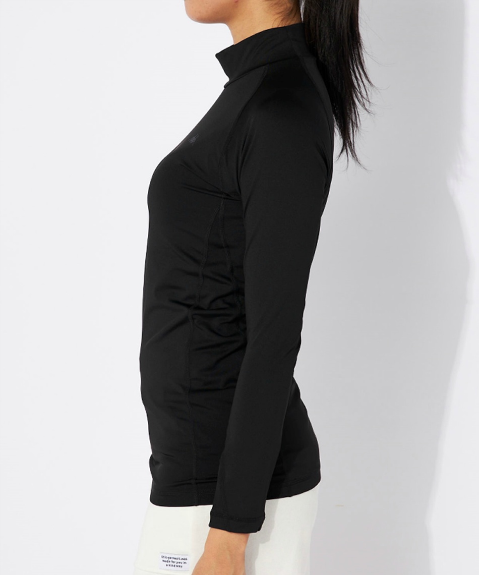 テニスウェア バドミントンウェア アンダーウェア 長袖 長袖ハイネック